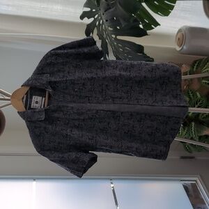 Floral Print shirt sleeve button up